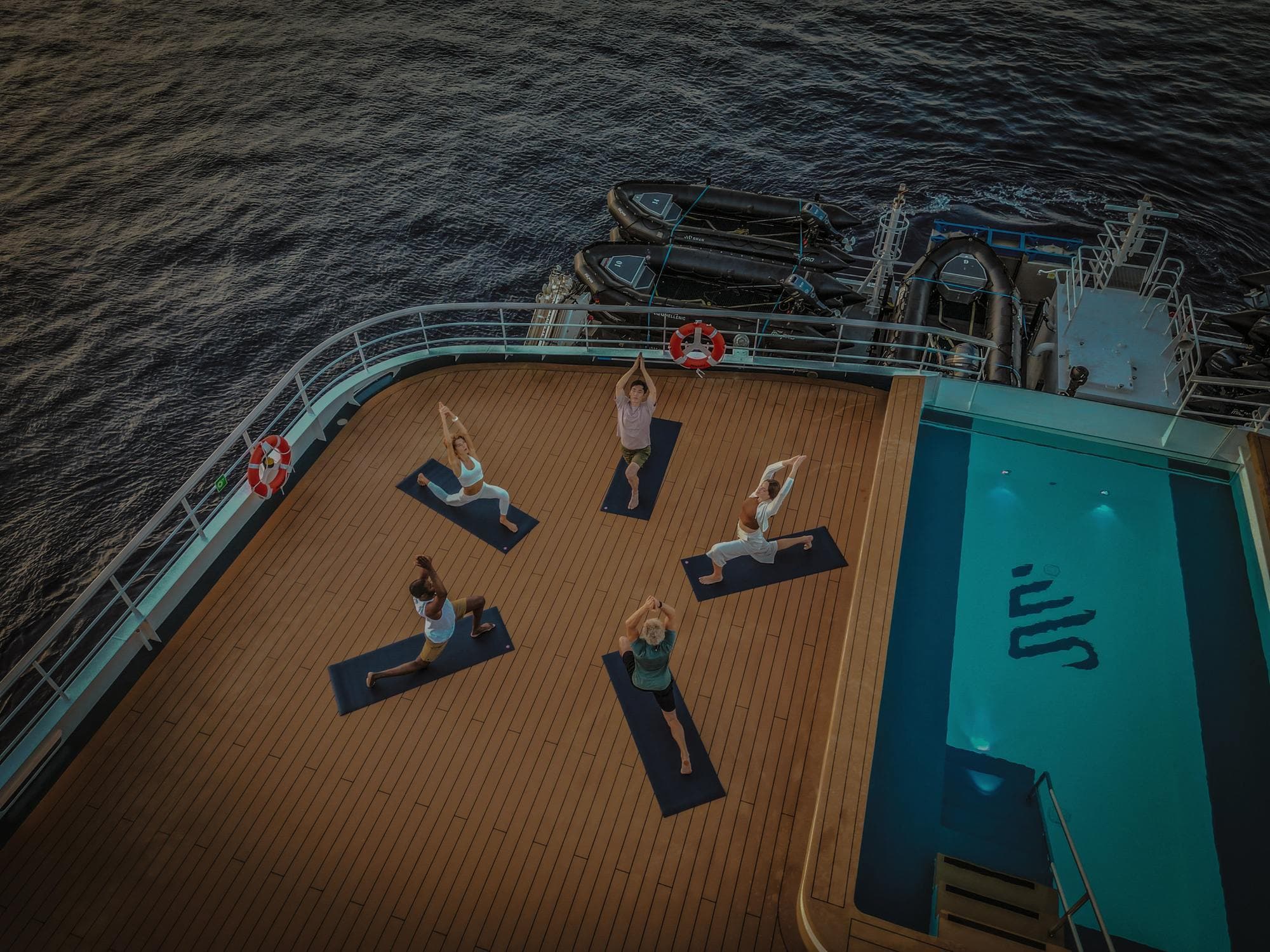 Back at sea